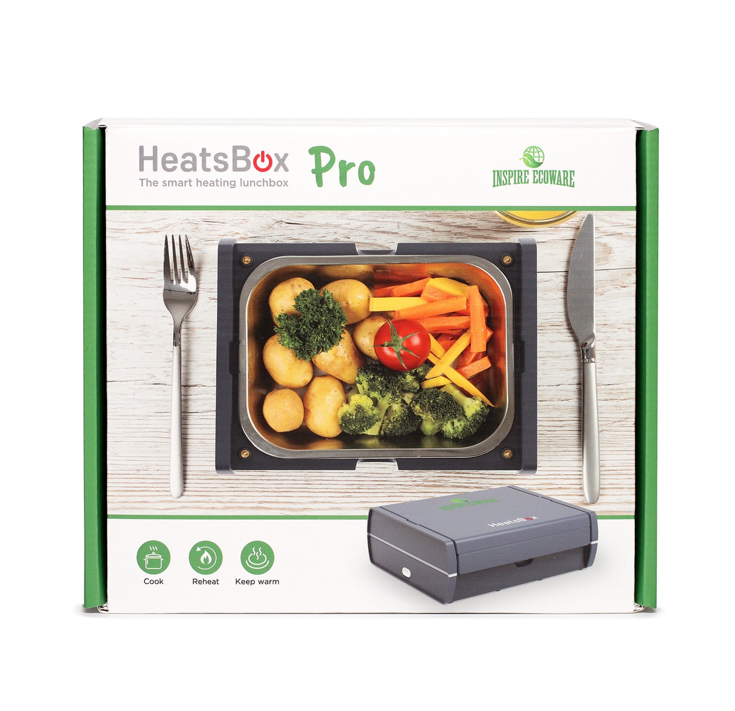HeatsBox Go - Detailed Review (Built-in Battery, Smart Warming Lunch Box)